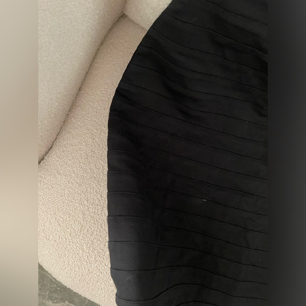 Express V-Neck Black Bodycon Ribbed Mini Dress - Picture 6 of 7